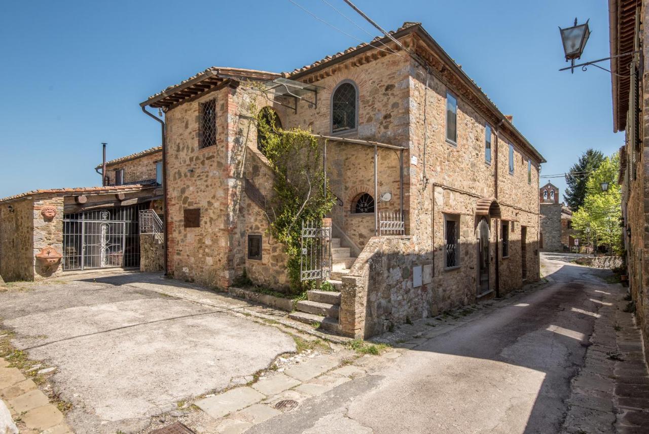 Ferienwohnung Casale Rosennano - Loggia Exterior foto