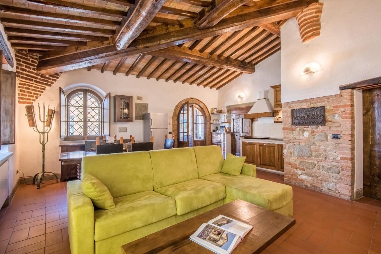 Ferienwohnung Casale Rosennano - Loggia Exterior foto