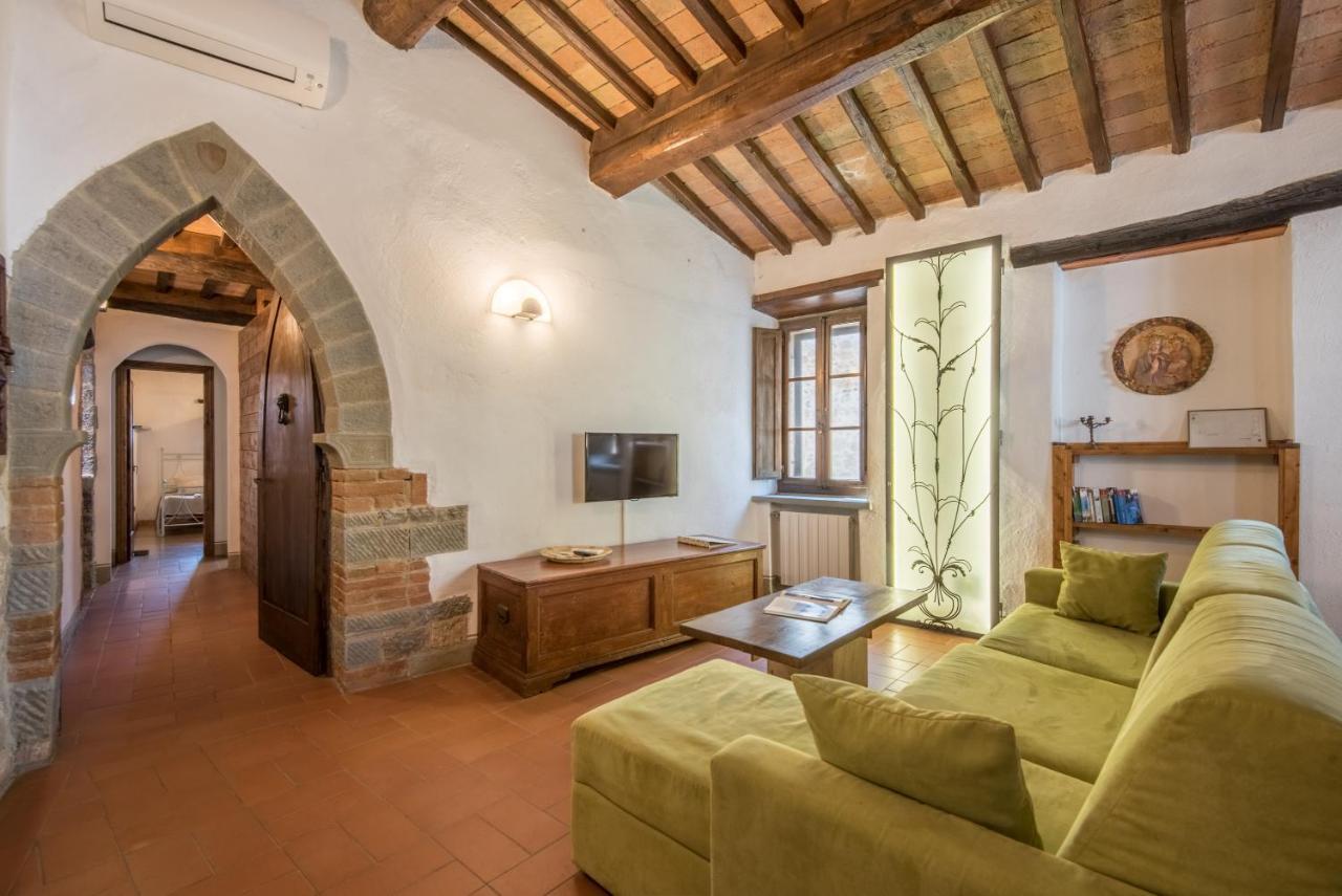 Ferienwohnung Casale Rosennano - Loggia Exterior foto
